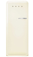 192 990 руб., Холодильник Отдельностоящий SMEG FAB28LCR5 стиль 50-х годов, петли слева,  Кремовый