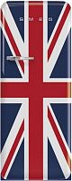 199 990 руб., Холодильник Отдельностоящий SMEG FAB28RDUJ5, стиль 50-х годов, петли справа, Британский флаг