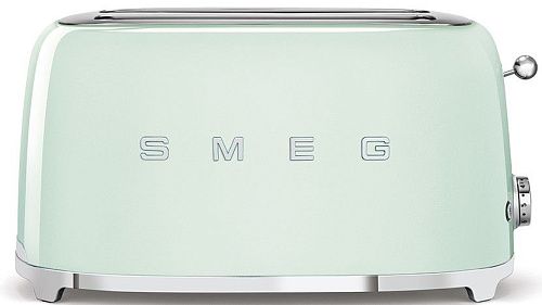 Тостер на 4 ломтика SMEG TSF02PGEU, пастельный зеленый фото в интернет-магазине «Mebelex»