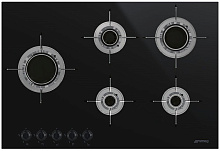 320 590 руб., Варочная панель газовая SMEG PVL675LCN Черная стеклокерамика
