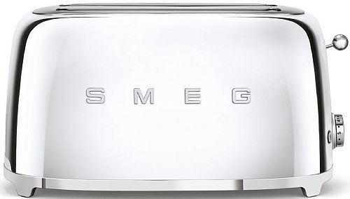 Тостер на 4 ломтика SMEG TSF02SSEU, хром фото в интернет-магазине «Mebelex»
