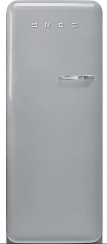 Холодильник Отдельностоящий SMEG FAB28LSV5, стиль 50-х годов,петли слева, Серебристый фото в интернет-магазине «Mebelex»