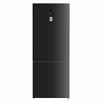Холодильник Отдельностоящий MAUNFELD MFF1857NFSB двухкамерный 185 см Full NoFrost черная нерж. сталь