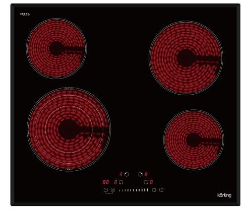 Варочная панель Электрическая KORTING HK 63500 B, черный фото в интернет-магазине «Mebelex»