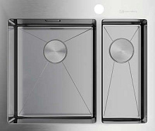 65 888 руб., Мойка кухонная OMOIKIRI Akisame 60-2-IN-L чаша слева