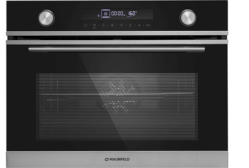 Духовой шкаф электрический MAUNFELD MCMO5013MDS черный фото в интернет-магазине «Mebelex»