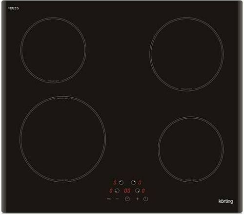 Индукционная варочная поверхность KORTING HI 64013 B черный/скошенный край фото в интернет-магазине «Mebelex»