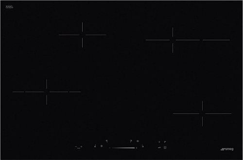 Варочная панель Стеклокерамическая SMEG SE484EMTD черный прямой край фото в интернет-магазине «Mebelex»