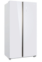 169 990 руб., Холодильник Side-By-Side Korting KNFS 93535 GW Белое стекло