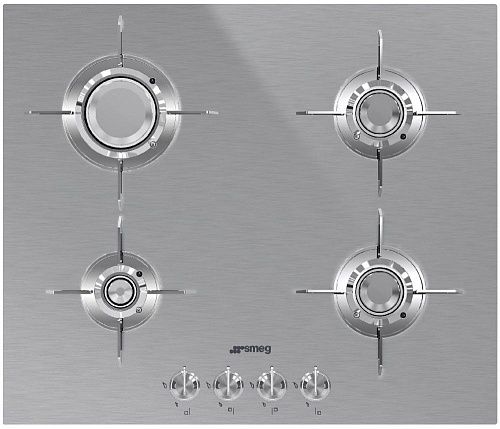 Варочная панель газовая SMEG PXL664 Нержавеющая сталь фото в интернет-магазине «Mebelex»