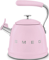 16 490 руб., Чайник со свистком SMEG WKF01PK, розовый