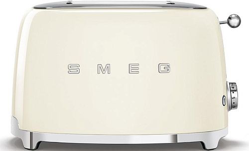 Тостер на 2 ломтика SMEG TSF01CREU, кремовый фото в интернет-магазине «Mebelex»