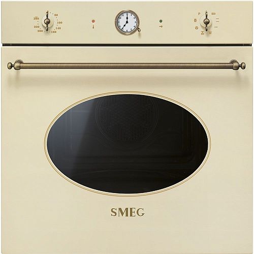 Духовой шкаф Электрический SMEG SFP805PO, кремовый фото в интернет-магазине «Mebelex»