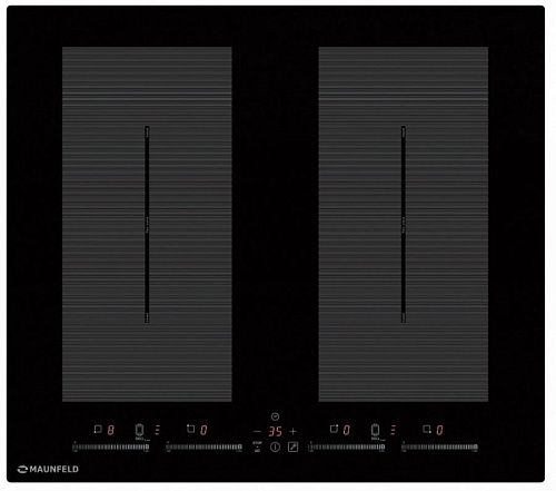 Индукционная панель MAUNFELD EVI.594.FL2(S)-BK черное стекло фото в интернет-магазине «Mebelex»