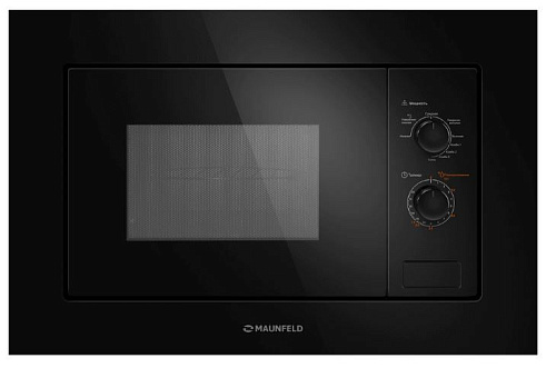 Микроволновая печь встраиваемая MAUNFELD MBMO.20.1PGB2, черный/ черная фурнитура фото в интернет-магазине «Mebelex»
