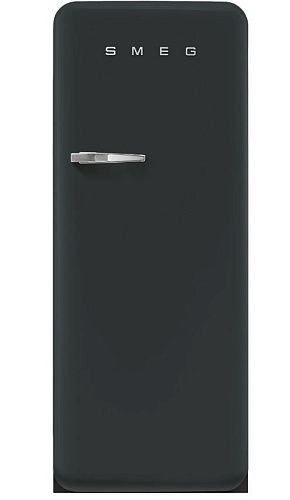 Холодильник Отдельностоящий SMEG FAB28RDBLV5  стиль 50-х годов, петли справа, Черный вельвет фото в интернет-магазине «Mebelex»