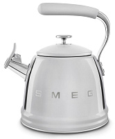 16 490 руб., Чайник со свистком SMEG WKF01SS, нержавеющая сталь (хромированный)