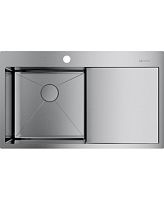 59 388 руб., Мойка кухонная OMOIKIRI Akisame 86-IN-L чаша слева