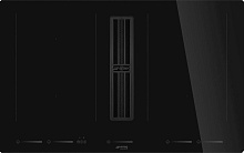 299 990 руб., Индукционная варочная панель SMEG HOBD682D2 со встроенной вытяжкой, черный