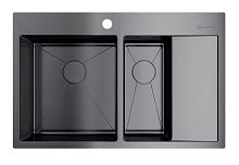 69 790 руб., Мойка кухонная OMOIKIRI Akisame 78-2 чаша слева