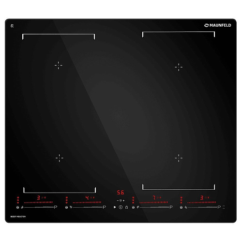Варочная панель индукционная MAUNFELD CVI604SBEXBK черный фото в интернет-магазине «Mebelex»