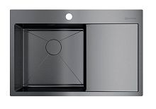 56 488 руб., Мойка кухонная OMOIKIRI Akisame 78 чаша слева