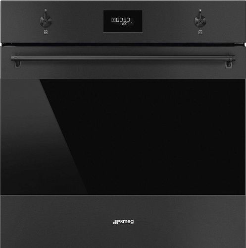 Духовой шкаф Электрический SMEG SF6301TN Чёрный матовый фото в интернет-магазине «Mebelex»