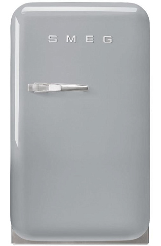 Холодильник Отдельностоящий SMEG FAB5RSV55, стиль 50-х гг., петли справа, Серебристый фото в интернет-магазине «Mebelex»