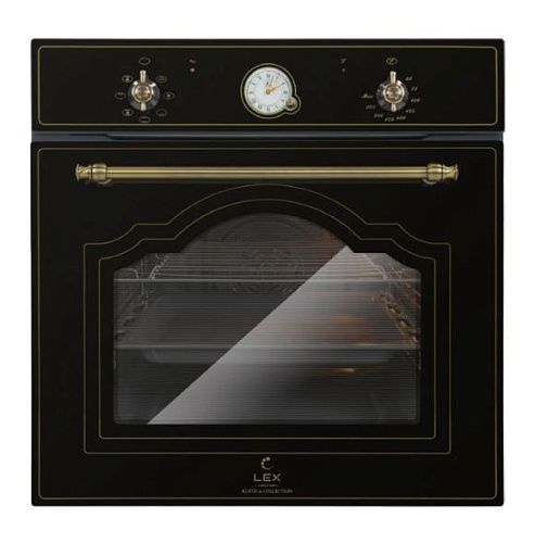 Духовой шкаф Электрический встраиваемый LEX EDM 077C BL Черное стекло фото в интернет-магазине «Mebelex»