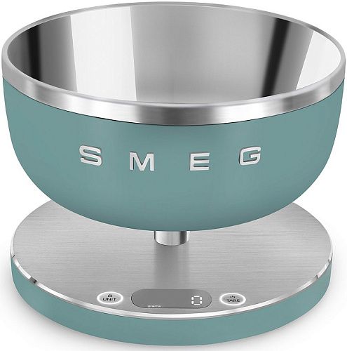 Кухонные весы SMEG KSC01EGMWW, изумрудно-зеленый матовый фото в интернет-магазине «Mebelex»