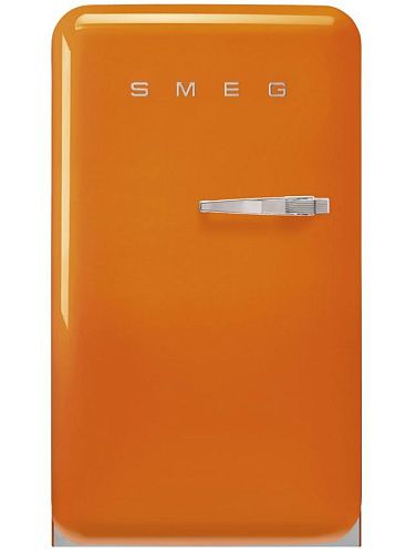Холодильник Отдельностоящий SMEG FAB10LOR5, стиль 50-х годов, петли слева, Оранжевый фото в интернет-магазине «Mebelex»