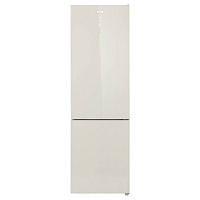 89 990 руб., Холодильник Отдельностоящий KORTING KNFC 62370 GB двухкамерный, 200 см, бежевое стекло