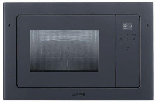 Микроволновая печь Встраиваемая SMEG FMI120G, Neptune Grey фото в интернет-магазине «Mebelex»