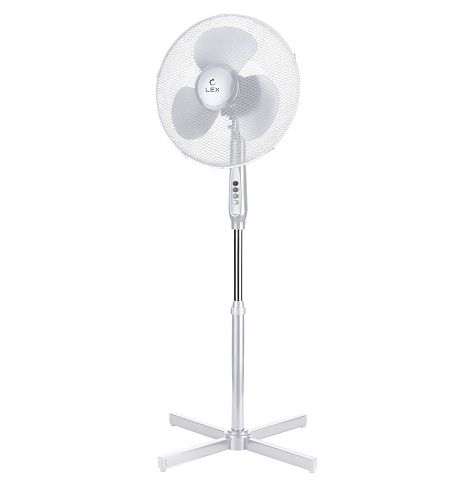 Вентилятор напольный LEX LXFC8310, белый фото в интернет-магазине «Mebelex»