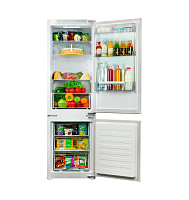 62 390 руб., Встраивваемый двухкамерный холодильик LEX RBI 201 NF