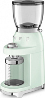 33 990 руб., Кофемолка SMEG CGF11PGEU, пастельный зеленый