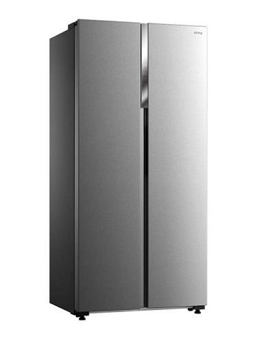 Холодильник Отдельностоящий KORTING Side-By-Side KNFS 83414 Х, нержавеющая сталь фото в интернет-магазине «Mebelex»