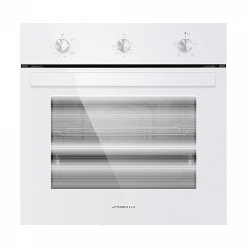 Газовый духовой шкаф MAUNFELD EOGC604W, белый фото в интернет-магазине «Mebelex»