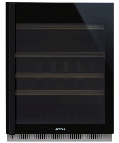 Винный шкаф Встраиваемый SMEG CVI638RN3, черный фото в интернет-магазине «Mebelex»