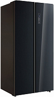 149 990 руб., Отдельностоящий холодильник KORTING KNFS 91797 GN, Side-By-Side черное стекло