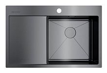 56 490 руб., Мойка кухонная OMOIKIRI Akisame 78 чаша справа