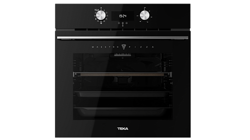 Шкаф духовой электрический TEKA MAESTROPIZZA HLB 8510 P NIGHT RIVER BLACK, DualClean (пиролиз+вода) фото в интернет-магазине «Mebelex»