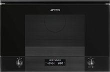 99 990 руб., Встраиваемая микроволновая печь SMEG MP122B3, черный