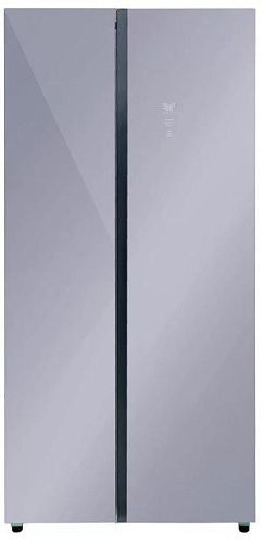 Холодильник двухкамерный Отдельностоящий LEX LSB520SlGID серебристый/стекло фото в интернет-магазине «Mebelex»