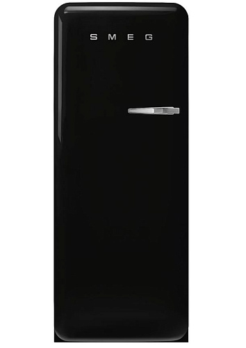 Холодильник Отдельностоящий SMEG FAB28LBL5 стиль 50-х годов, петли слева,  Черный фото в интернет-магазине «Mebelex»