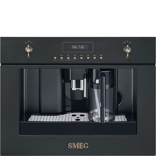 Кофемашина SMEG CMS8451A встраиваемая, антрацит фото в интернет-магазине «Mebelex»