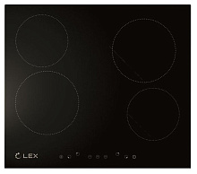 17 490 руб., Стеклокерамическая панель LEX EVH 640 BL (черное стекло)