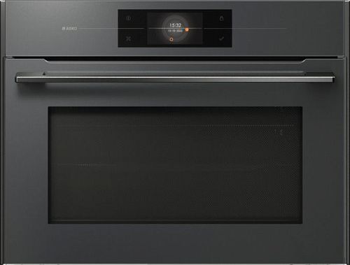 Шкаф духовой электрический компактный с СВЧ ASKO OCM8478GG Жемчужно-серый фото в интернет-магазине «Mebelex»