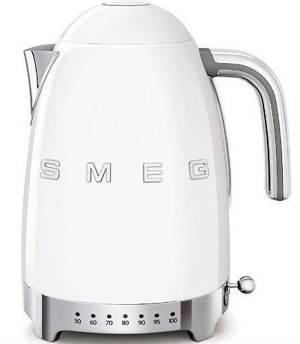 Чайник электрический SMEG KLF04WHEU, белый фото в интернет-магазине «Mebelex»