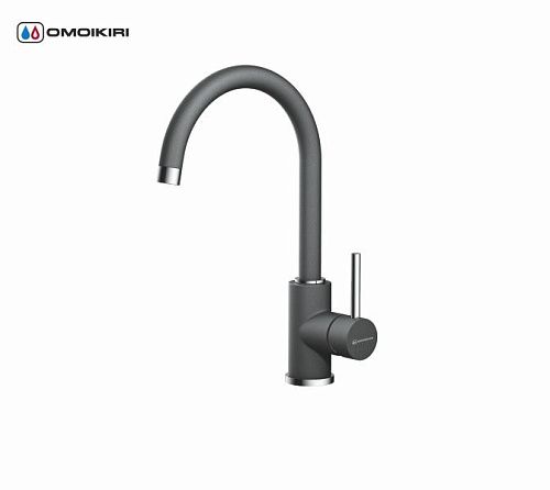 Смеситель для кухни OMOIKIRI Shinagawa гранит фото в интернет-магазине «Mebelex»